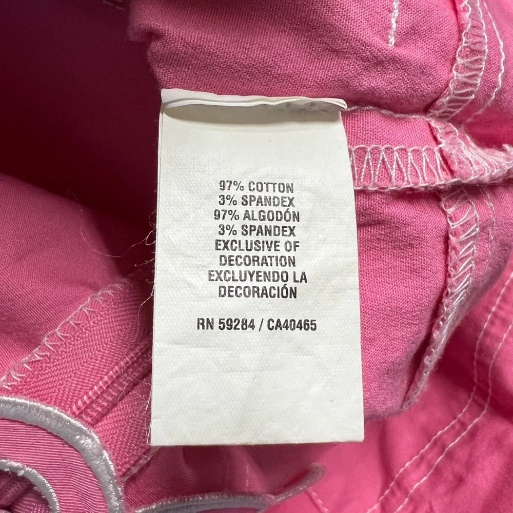 The Children’s Place Stretch Pink Scalloped Dress Size 8 - Picture 7 of 9